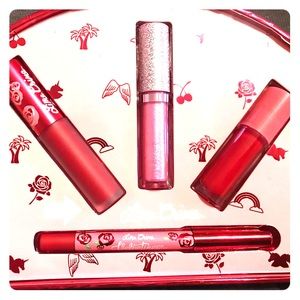 🍒LimeCrime Mini Lip Set :Best of Lips-Reds 👄